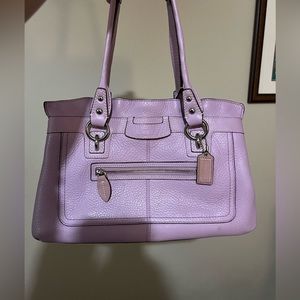 Gorgeous purple vintage authentic Coach bag